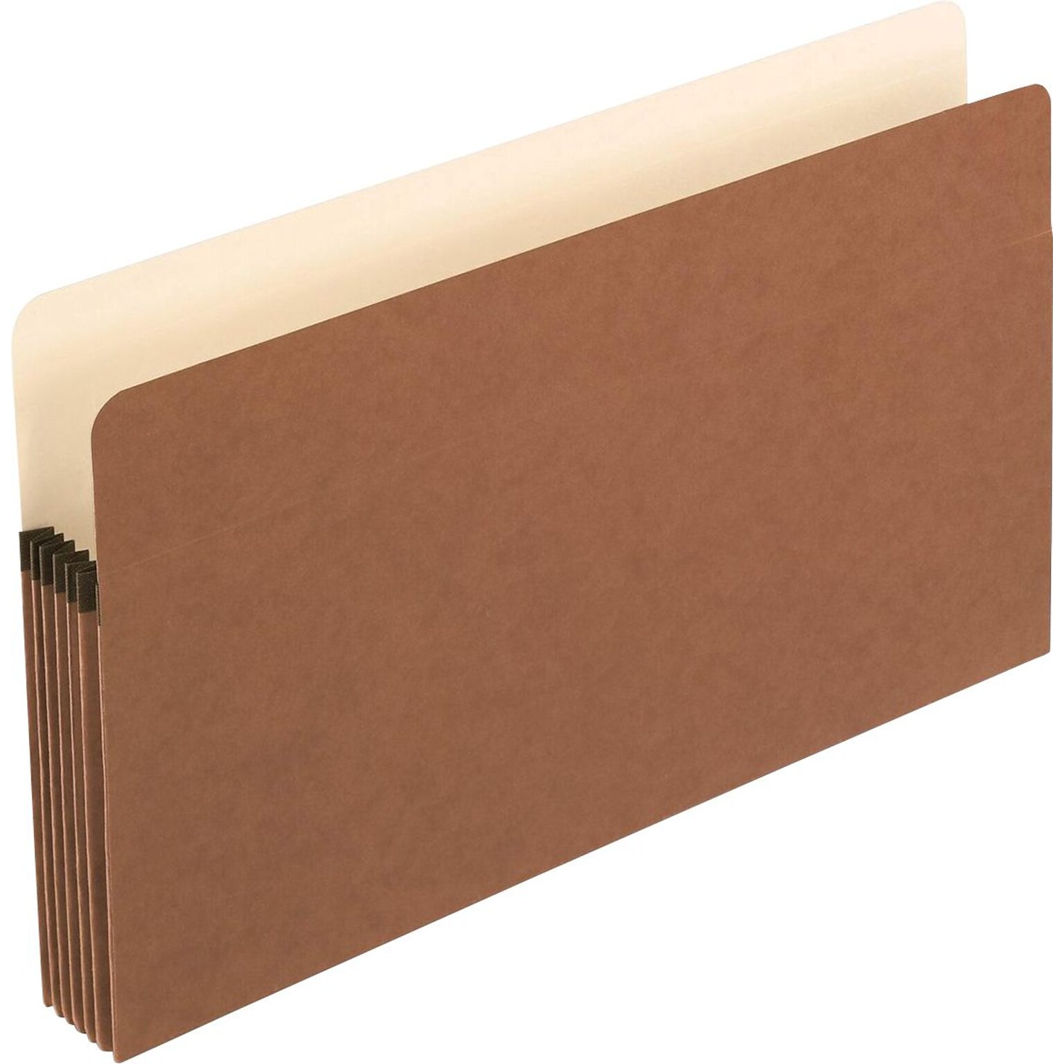 Pendaflex Reinforced File Pocket, 5 1/4 Expansion, Legal Size, Redrope, 10/Box (1536G-OX)