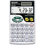 Wallet Calculator, Extra-Large Display, 10 Digit Screen, Metric Conversion, Solar Power, 2-3/4x4-4/