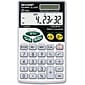Wallet Calculator, Extra-Large Display, 10 Digit Screen, Metric Conversion, Solar Power, 2-3/4"x4-4/5"