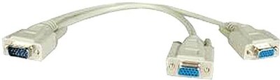 Tripp Lite TRPP516001 12" HD-15 to HD-15 Splitter Cable, Black