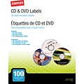 CD/DVD Label Refill Pack, 100/PK