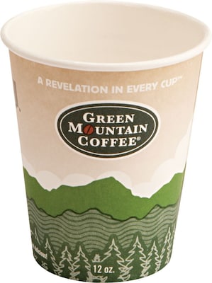 Green Mountain Coffee Roasters® Eco-Friendly Paper Hot Cup, 12 oz., 50/Pack