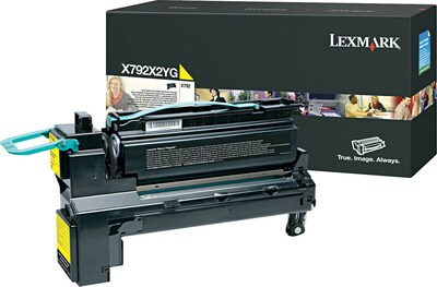 Lexmark™ Yellow Toner Cartridge, X792X2YG, Extra High Yield