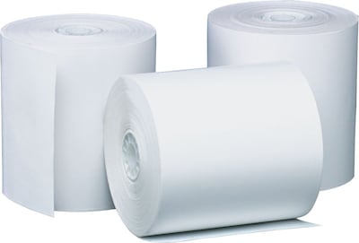 PM Company Thermal Cash Register Paper Rolls, 3 1/8 x 230, BPA Free (9090-3216)