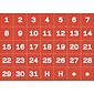 MasterVision® Calendar Magnetic Tape, Red/White, Calendar Dates, Each