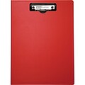 Baumgartens® 1/2 Capacity Top Loading Portfolio Clipboard; Red