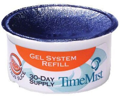 Timemist™ Matrix Gel Cup Refills, Citrus Slice, 2.75 Diameter