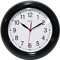 Infinity Instruments Focus Business Wall Clock,Black Resin Case, Round, 8.5 Diameter