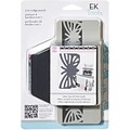 EK Success Slim Edger Punch 2 In 1; Striped Butterfly