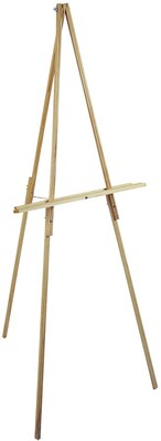 Loew-Cornell Natural Wood Floor Easel, 65 High