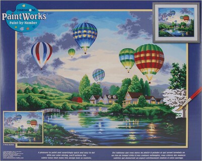 Dimensions Paint By Number Kit, 20 x 16, Balloon Glow/Nicky Boehme