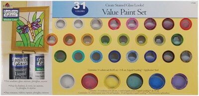 Plaid:Craft Gallery Glass Window Color Set