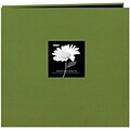 Pioneer Fabric Frame Scrapbook, 12 x 12, Herbal Green