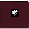 Pioneer Fabric Frame Scrapbook, 12 x 12, Sweet Plum