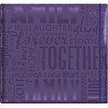 MBI Gloss Scrapbook, 12 x 12, Family-Purple