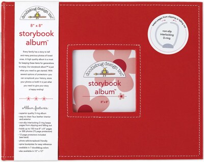 Doodlebug Storybook Album, 8 x 8, Ladybug