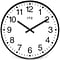 Infinity Instruments Profuse Office Wall Clock, Black Resin Case, 19 Diameter