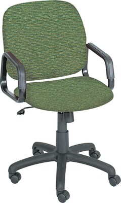 Cava Collection High-Back Swivel/Tilt Chair, Black Frame/Black Vinyl