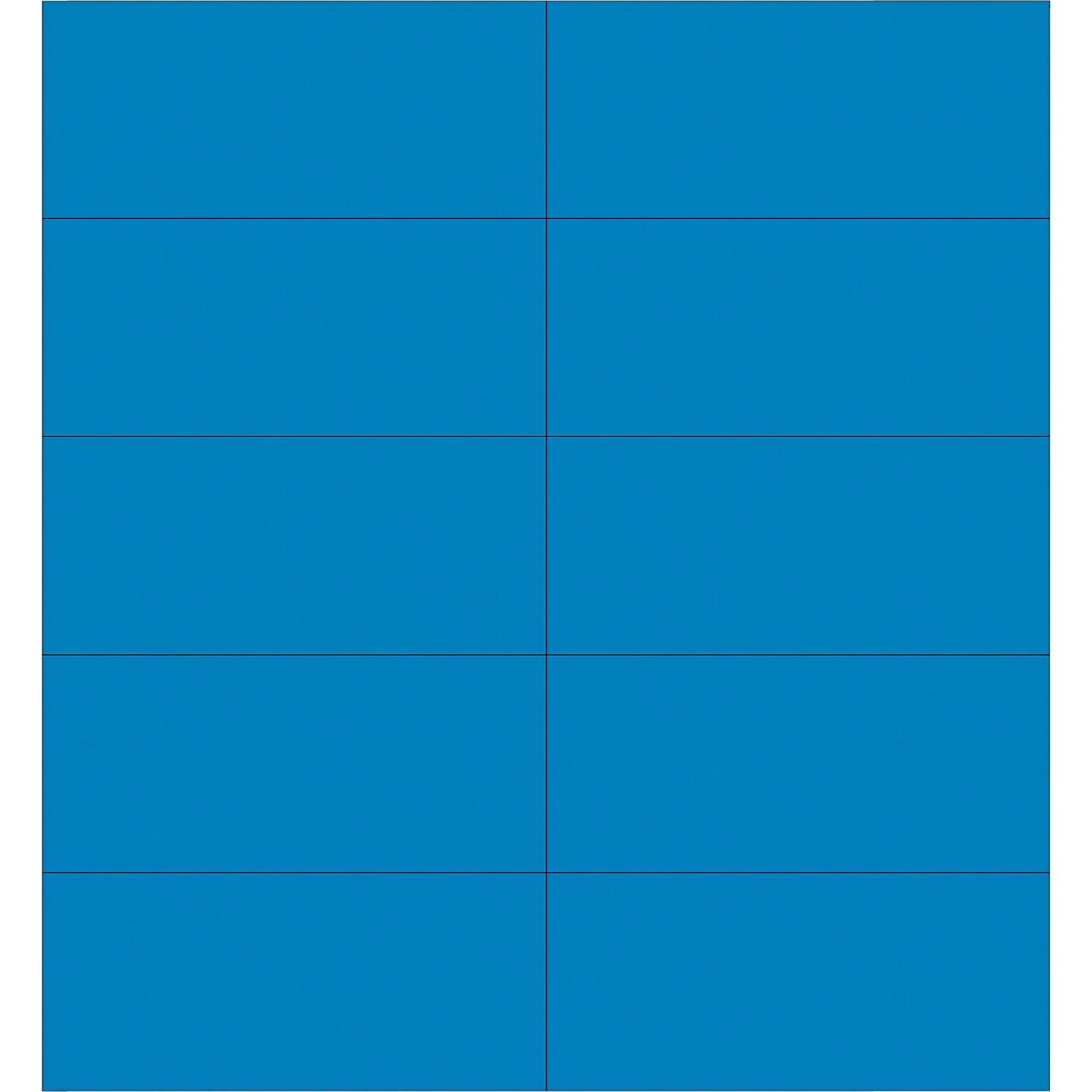 MasterVision® Dry Erase Magnetic Tape Strip, Blue, 25/Pack (FM2401)