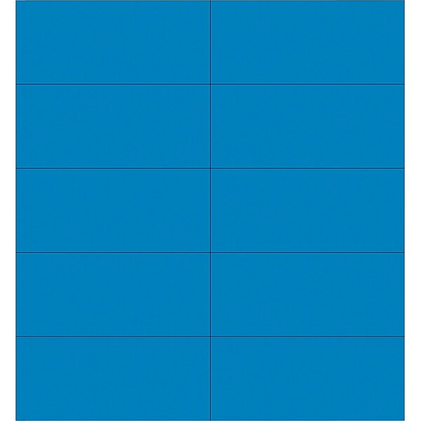 MasterVision® Dry Erase Magnetic Tape Strip, Blue, 25/Pack (FM2401)