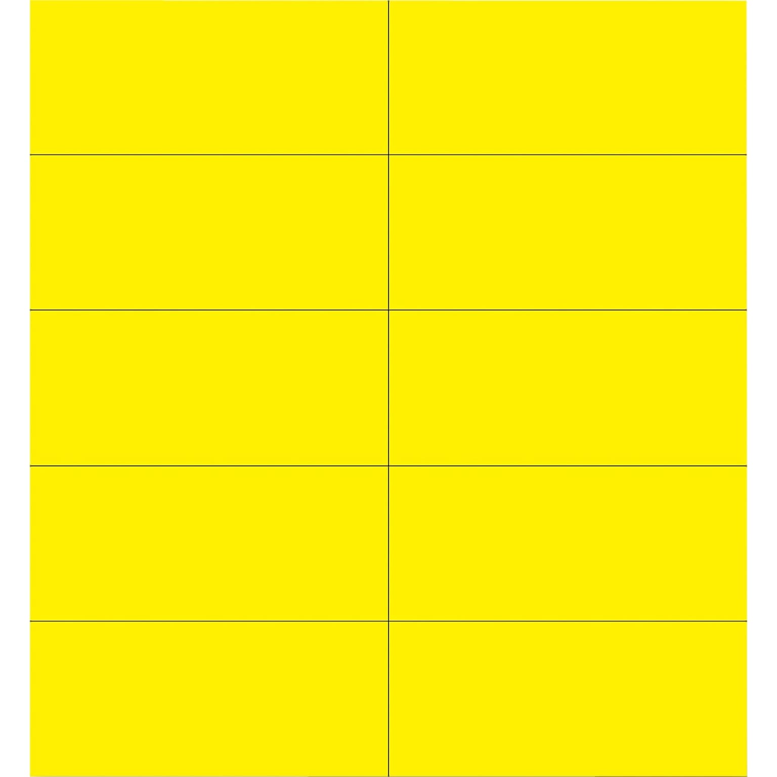 MasterVision® Dry Erase Magnetic Tape Strip, Yellow, 25/Pack (FM2403)