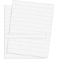 MasterVision® Data Card Replacement Sheet, White, 10/Pack
