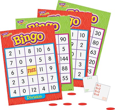 Bingo Games, Trend® Multiplication & Division, 2-Sided