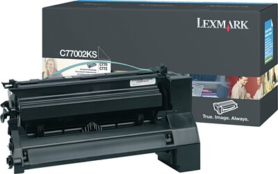 Lexmark™ Black Toner Cartridge; C7702KS, Standard
