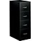 OIF 4-Drawer Vertical File Cabinet, Legal Size, Lockable, 52H x 18.25W x 26.5D, Black (EFS42209)