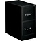 OIF Economy 2-Drawer Vertical File Cabinet, Letter Size, Lockable, 29H x 15W x 26.5D, Black (EFS2
