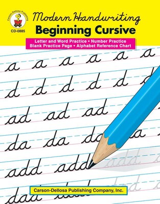 Carson-Dellosa Modern Handwriting: Beginning Cursive Resource Book