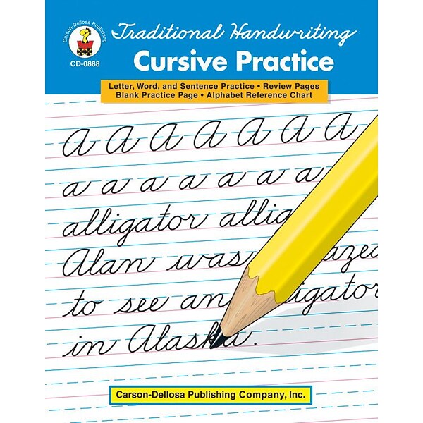 Carson-Dellosa Traditional Handwriting: Cursive Practice Resource Book