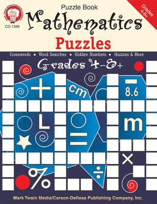 Mathematics Puzzles Resource Book, Grades 4 - 8+