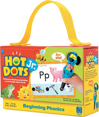 Hot Dots Jr. Card Set, Beginning Phonics (2352)