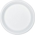 Stalk Market® Round Compostable Sugarcane Fiber Plate; 9(Dia); White; 300/Carton