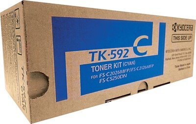 Mita TK-592 Cyan Standard Yield Toner Cartridge