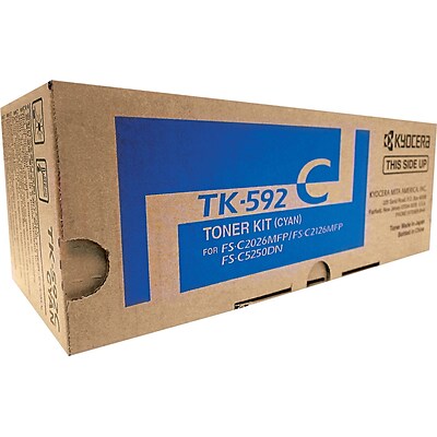 Mita TK-592 Cyan Standard Yield Toner Cartridge