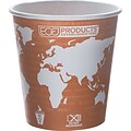 Eco-Products World Art Hot Cups, 10 oz., Brown, 50/Pack (ECOEPBHC10WAPK)