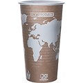 Eco-Products® World Art™ Hot Cup, 20 oz., Tan, 1000/Carton (EP-BHC20-WA)