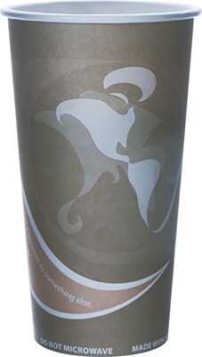 Eco-Products? Evolution World? Hot Drink Cups, Grey, 20oz., 50/Pack
