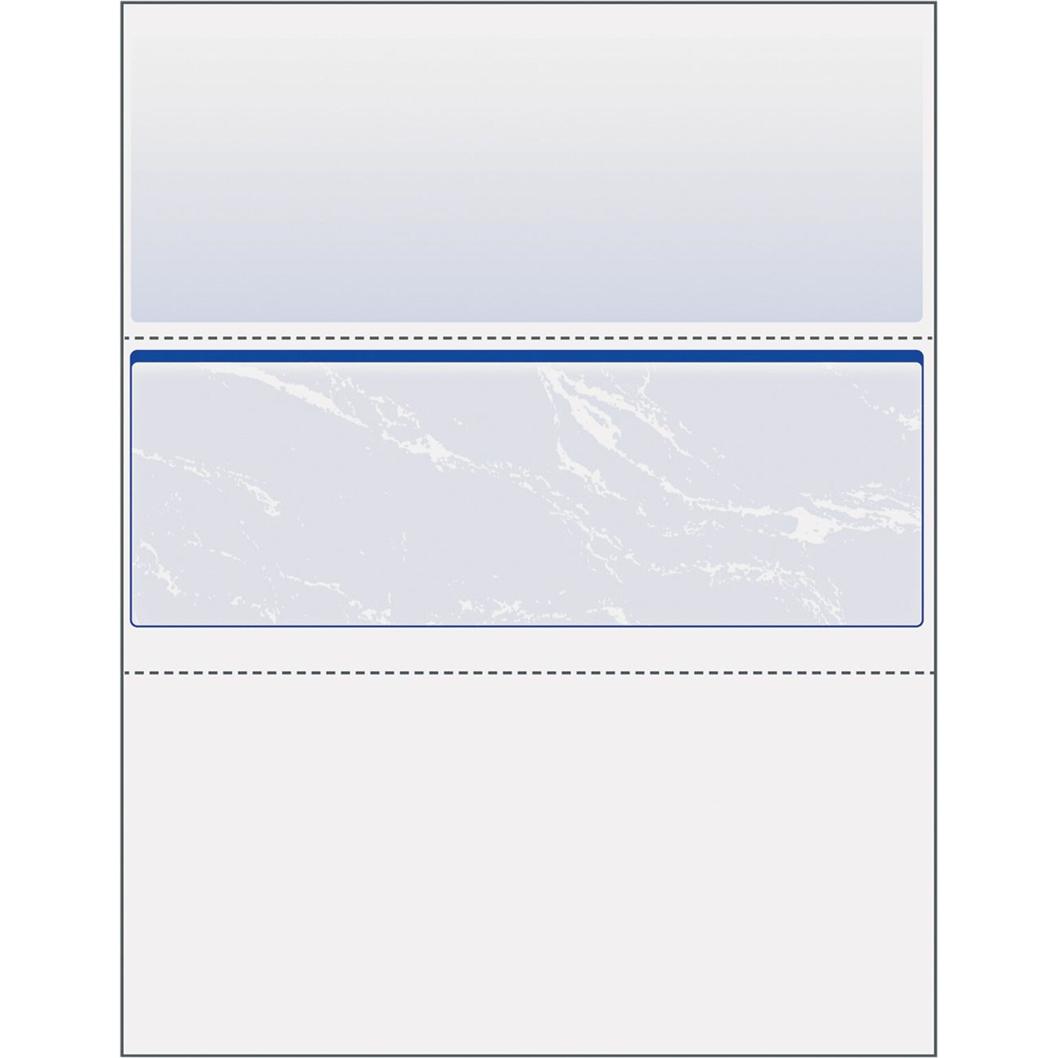 DocuGard Standard Security Marble Business Check, 24 lb, 8-1/2 x 11, 500/RM