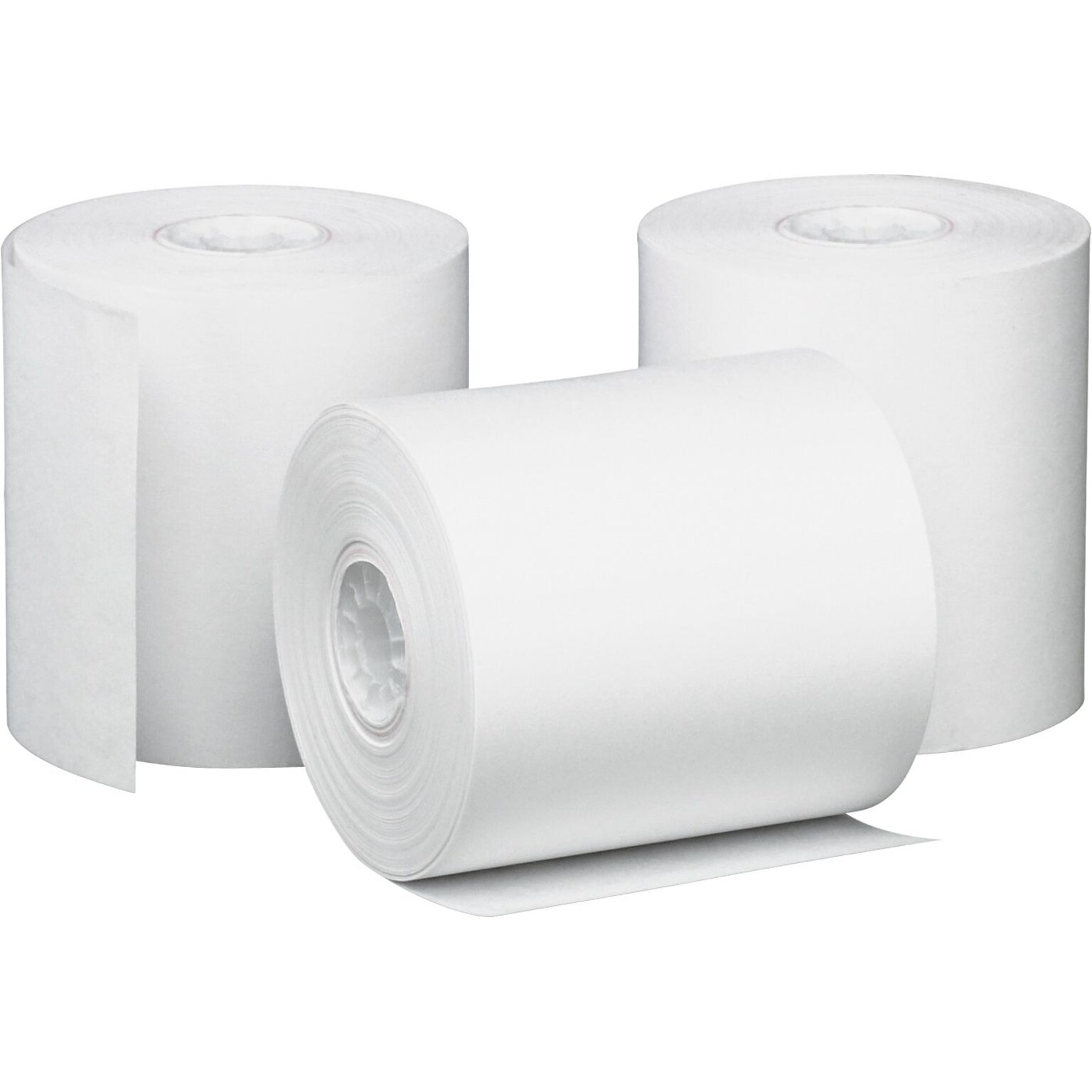 PM Company Bond Cash Register Paper Rolls, 3 x 85, 50 Rolls/Pack (PMF09228)