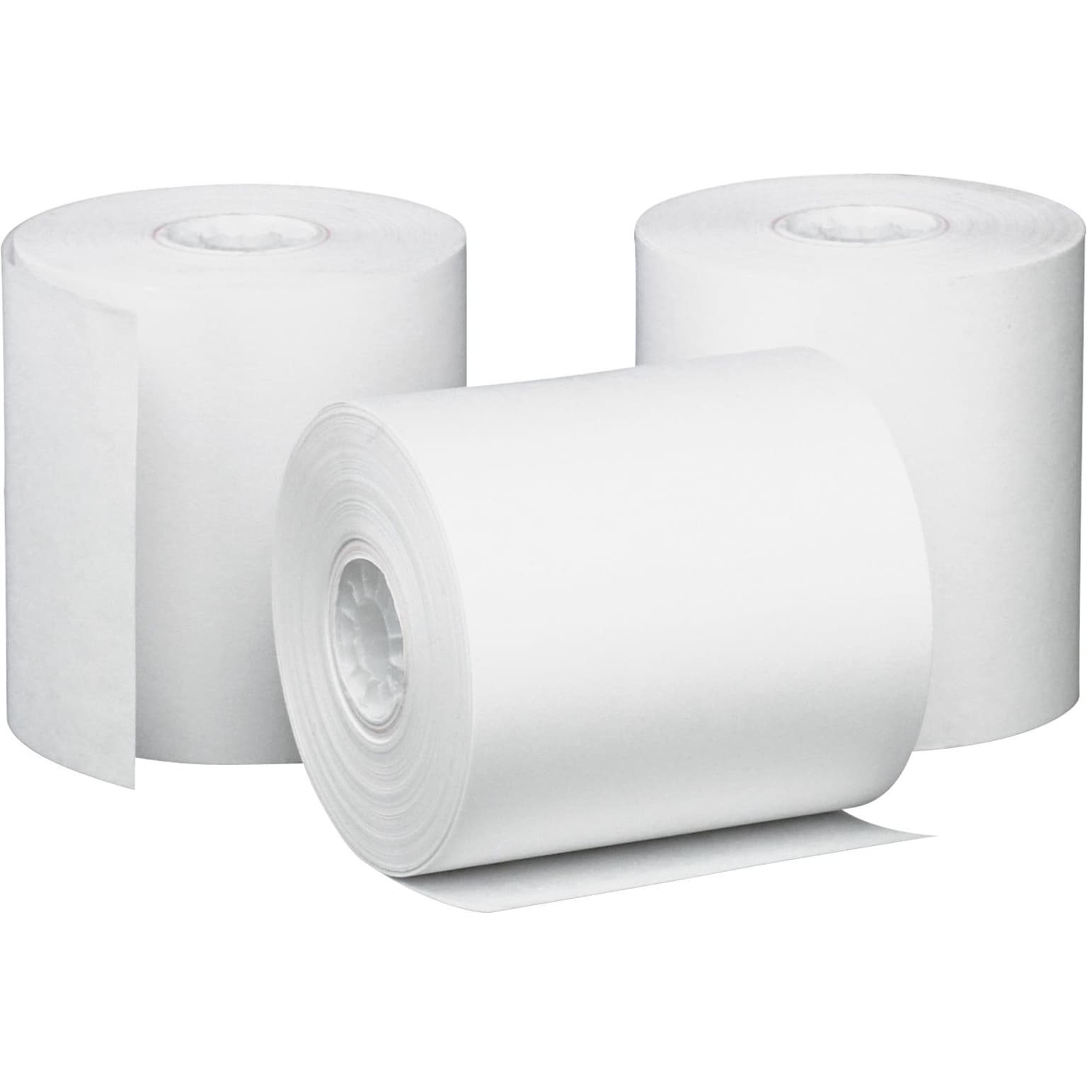 PM Company® Impact Bond Cash Register/POS Paper Roll, White, 3(W) x 85(L), 50/Ctn