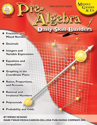 Mark Twain Pre-Algebra Resource Book, 96 pages