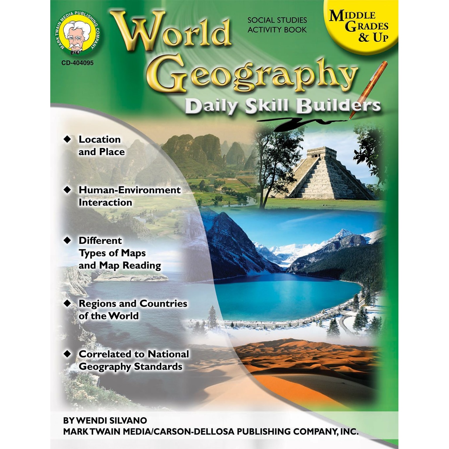 Mark Twain World Geography Resource Book, Middle Grades & Up