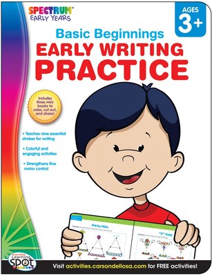 Early Writing Practice Workbook, Ages 3+