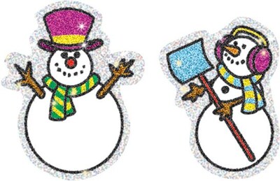 Carson-Dellosa Snowmen Dazzle™ Stickers
