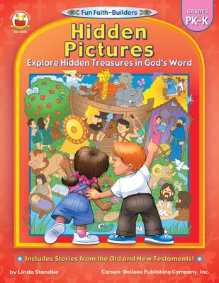 Carson-Dellosa Hidden Pictures Resource Book, Grades PK - K
