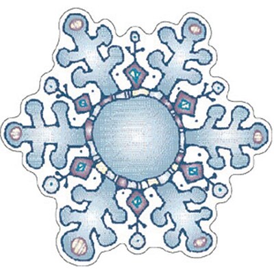 D.J. Inkers Snowflakes Cut-Outs