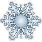 D.J. Inkers Snowflakes Cut-Outs